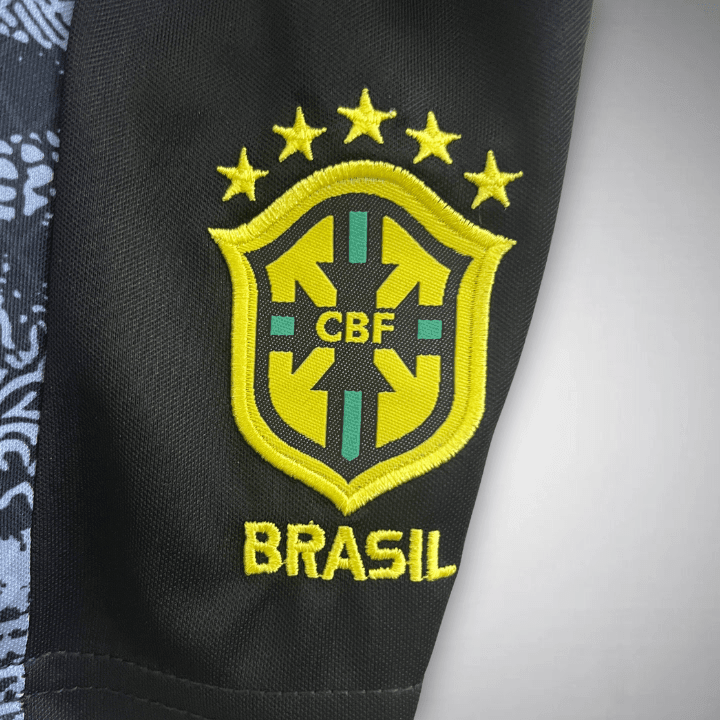 Brazil "Jesus" Premium Kids Size Kit from FootballPrestige.shop - Premium Concept kits