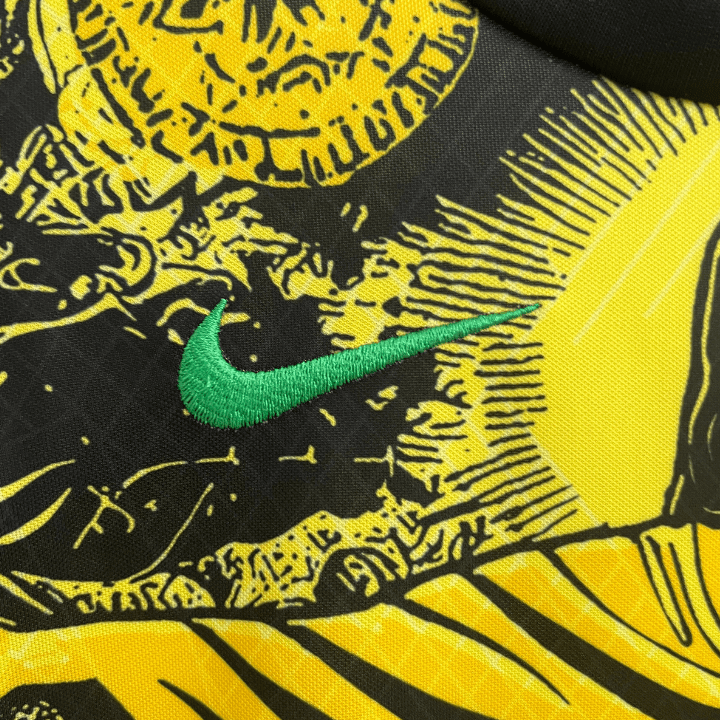 Brazil "Jesus" Premium Kids Size Yellow Kit from FootballPrestige.shop - Premium Concept kits