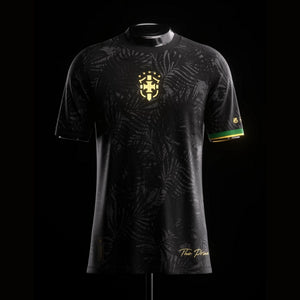 Brazil "The Prince" Premium Black Kit from FootballPrestige.shop - Premium Concept kits