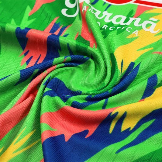 Brazil "Tropical Inferno" Premium Tracksuit from FootballPrestige.shop - Premium Concept kits