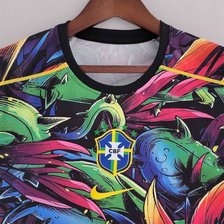 Brazil "Tropical Triumph" Premium Kit from FootballPrestige.shop - Premium Concept kits