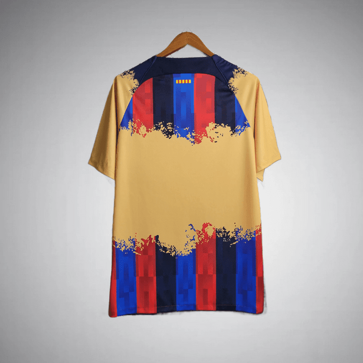 FC Barcelona "Catalan Pixel Fade" Premium Kit from FootballPrestige.shop - Premium Concept kits