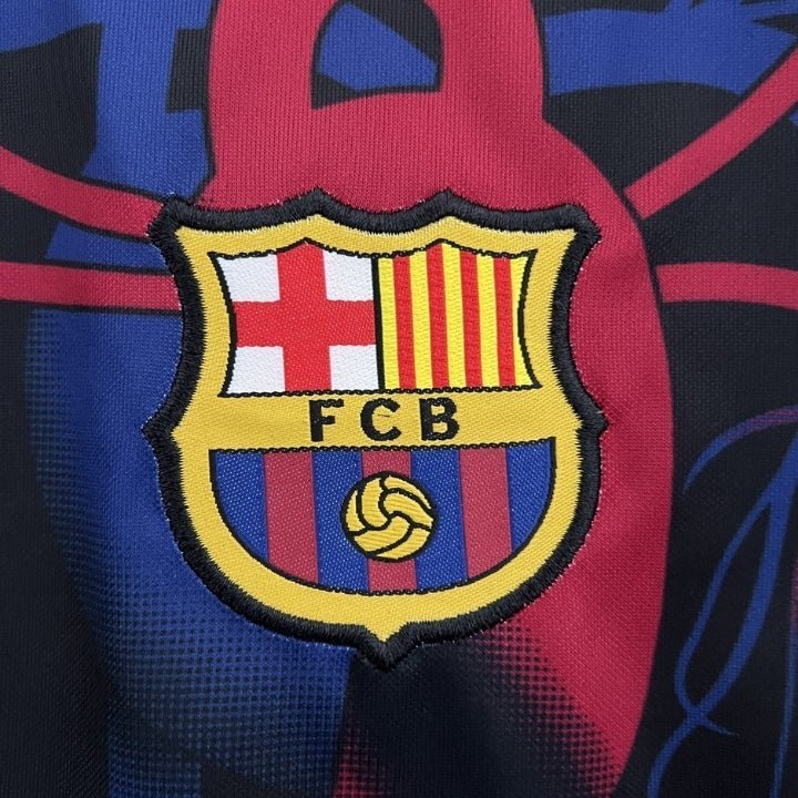 FC Barcelona "Catalan Veins" Kids Size Kit from FootballPrestige.shop - Premium Concept kits