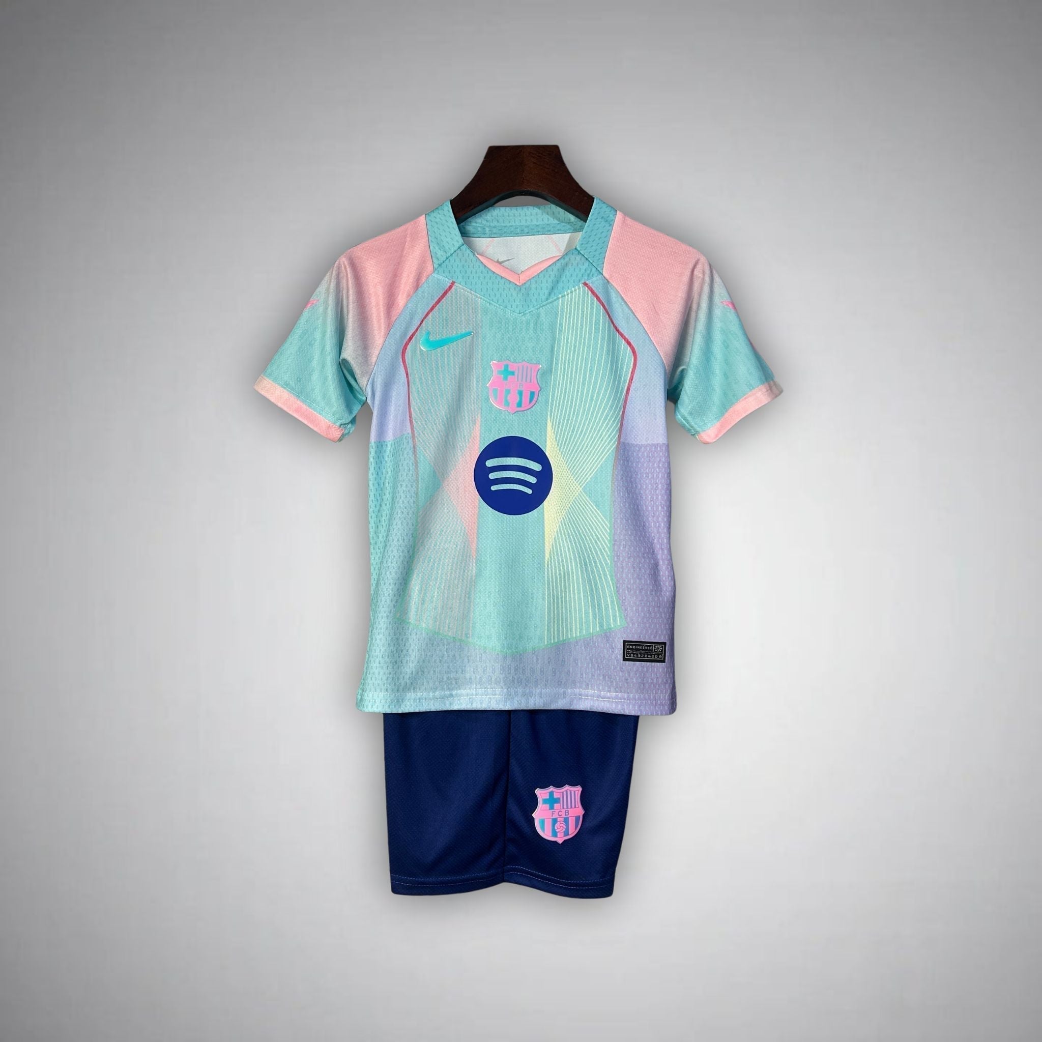 FC Barcelona "Dreamwave" Premium Kids Size Kit from FootballPrestige.shop - Premium Concept kits