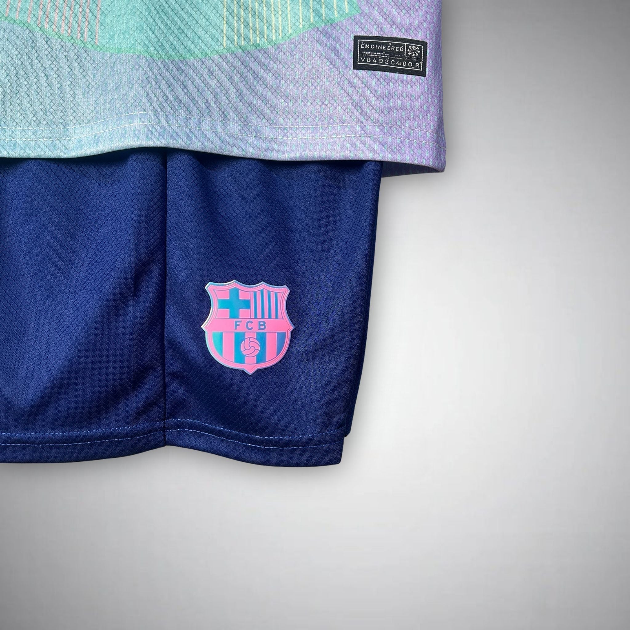 FC Barcelona "Dreamwave" Premium Kids Size Kit from FootballPrestige.shop - Premium Concept kits