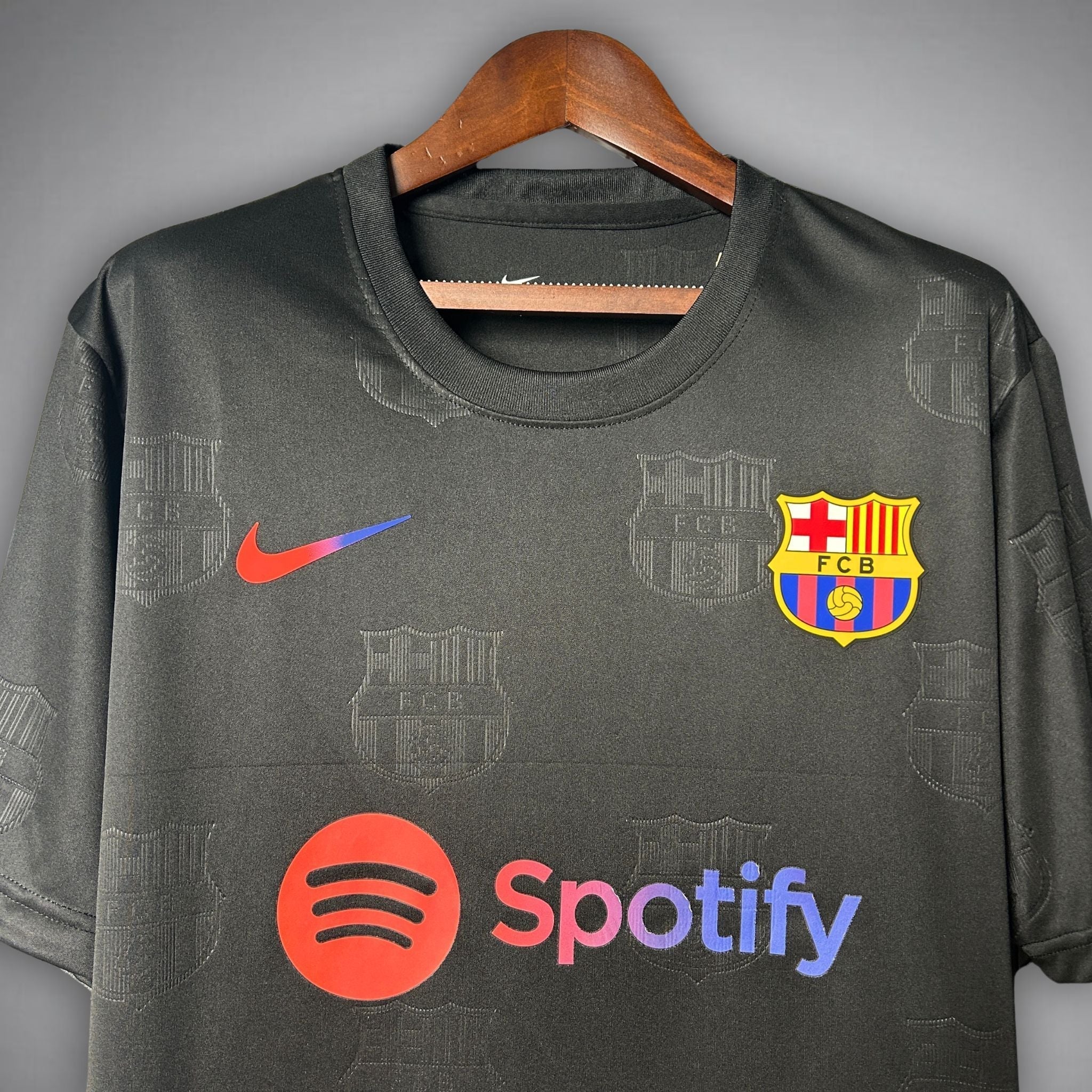 FC Barcelona "Noir Camp" Premium Kit from FootballPrestige.shop - Premium Concept kits