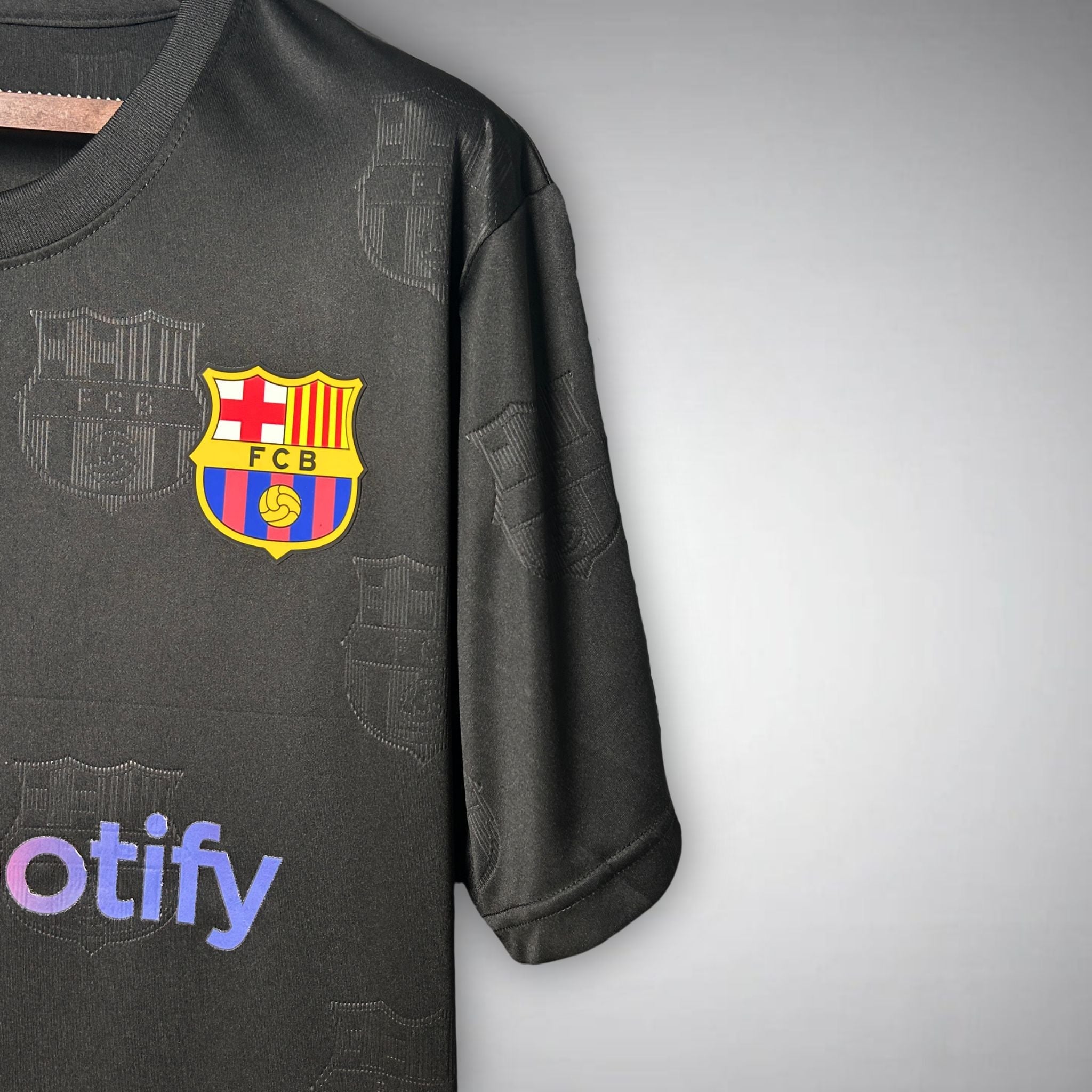 FC Barcelona "Noir Camp" Premium Kit from FootballPrestige.shop - Premium Concept kits