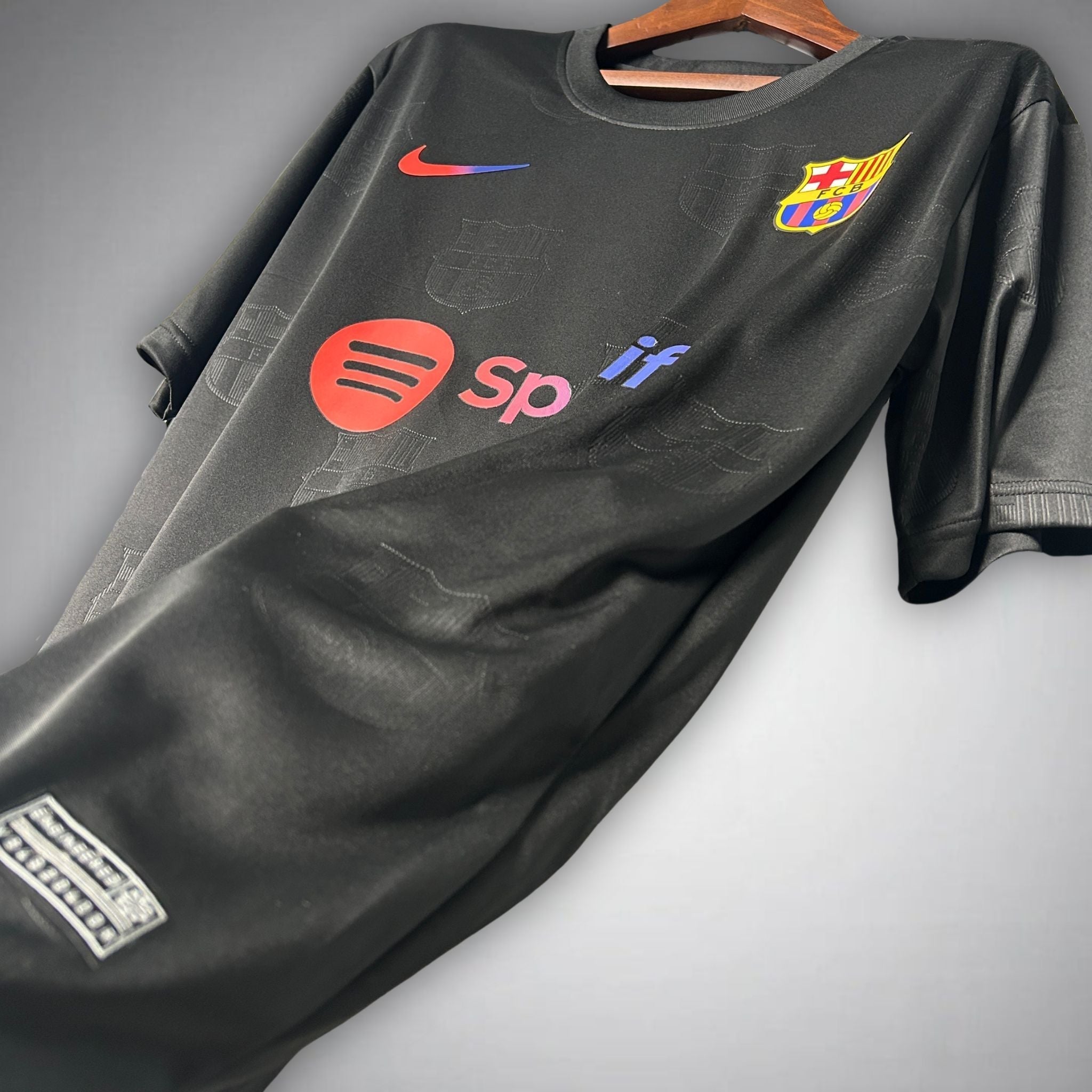 FC Barcelona "Noir Camp" Premium Kit from FootballPrestige.shop - Premium Concept kits