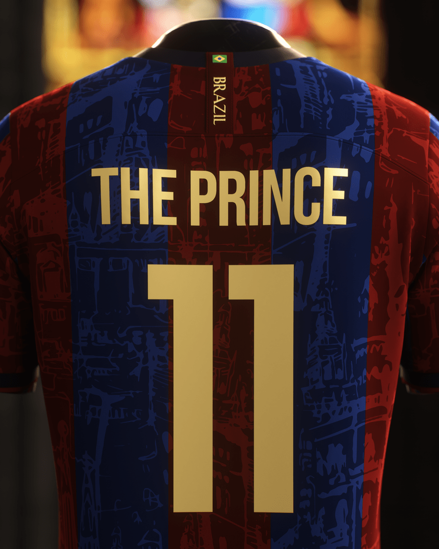 FC Barcelona "The Prince" Premium Kit from FootballPrestige.shop - Premium Concept kits