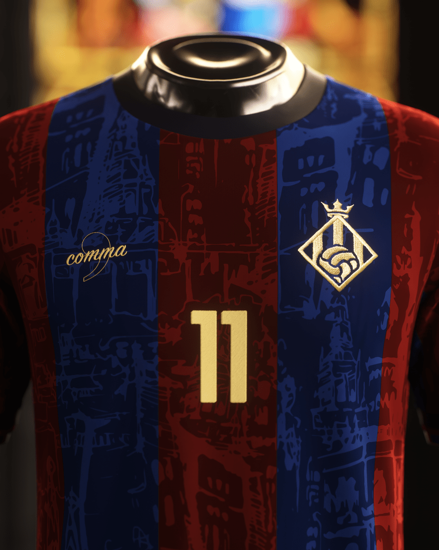 FC Barcelona "The Prince" Premium Kit from FootballPrestige.shop - Premium Concept kits