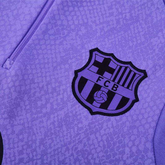 FC Barcelona x Mamba Premium Kids Size Tracksuit from FootballPrestige.shop - Premium Concept kits