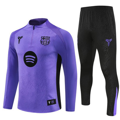 FC Barcelona x Mamba Premium Kids Size Tracksuit - Premium Quality Jersey at FootballPrestige.com