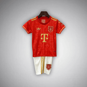 FC Bayern 125 Anniversary Kids Size Kit from FootballPrestige.shop - Premium Concept kits