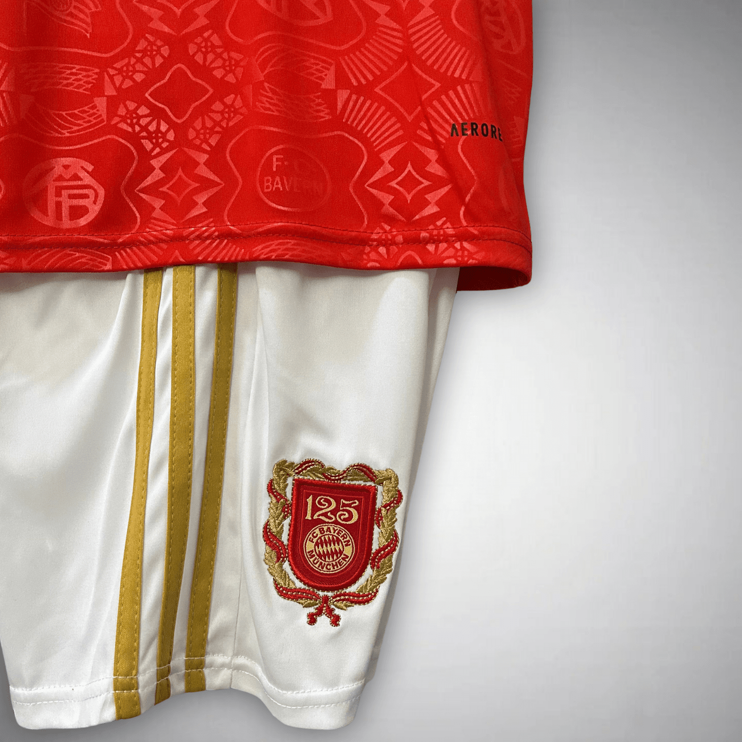 FC Bayern 125 Anniversary Kids Size Kit from FootballPrestige.shop - Premium Concept kits