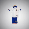 France 2024 Away Kids Size Kit from FootballPrestige.shop - Premium Concept kits