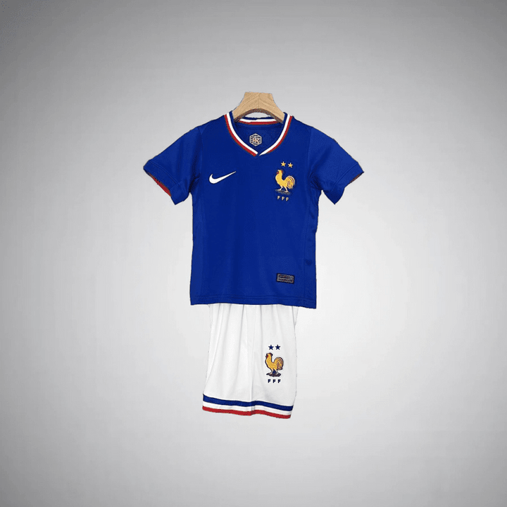 France 2024 Home Kids Size Kit from FootballPrestige.shop - Premium Concept kits