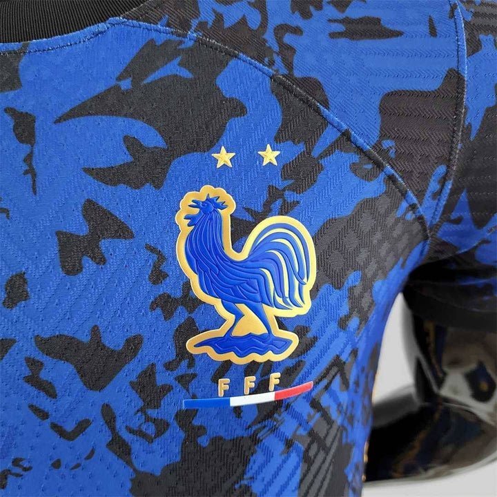 France "Bleu Nuit Éclatant" Premium Kit from FootballPrestige.shop - Premium Concept kits