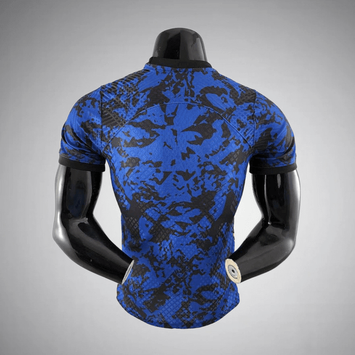 France "Bleu Nuit Éclatant" Premium Kit from FootballPrestige.shop - Premium Concept kits