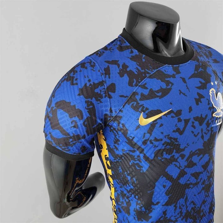 France "Bleu Nuit Éclatant" Premium Kit from FootballPrestige.shop - Premium Concept kits