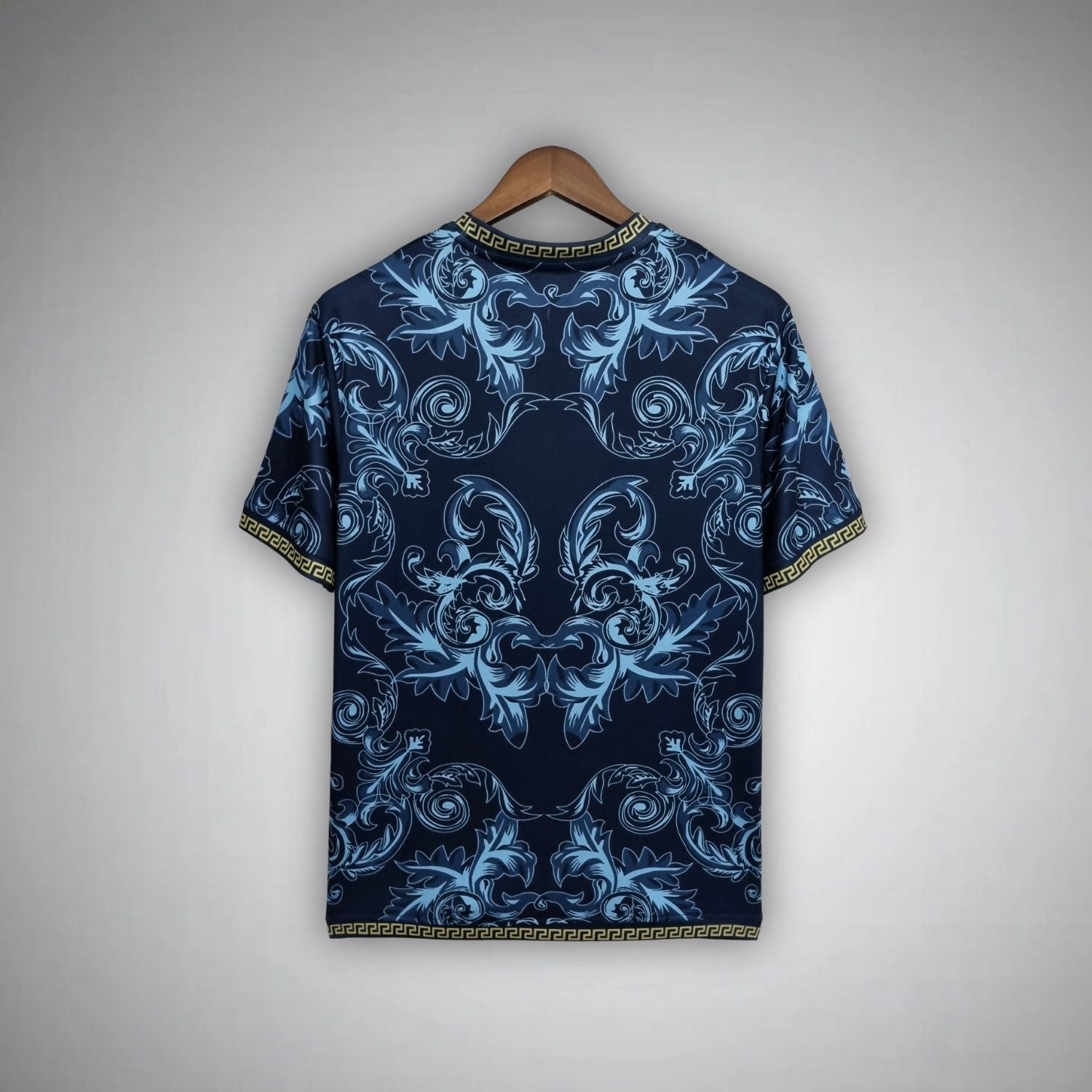 Italy "Versace" Premium Dark Blue Kit from FootballPrestige.shop - Premium Concept kits