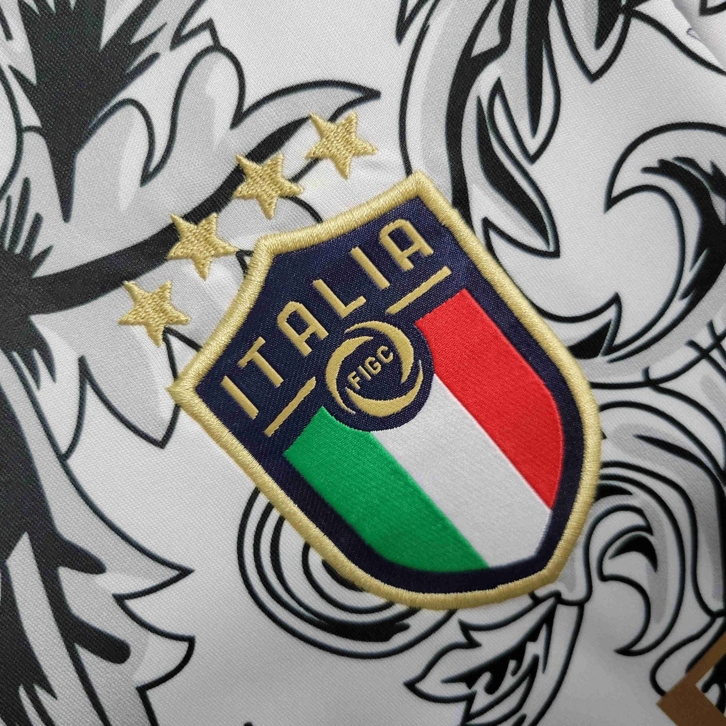 Italy "Versace" Premium White Kit - Premium Quality Jersey at FootballPrestige.com