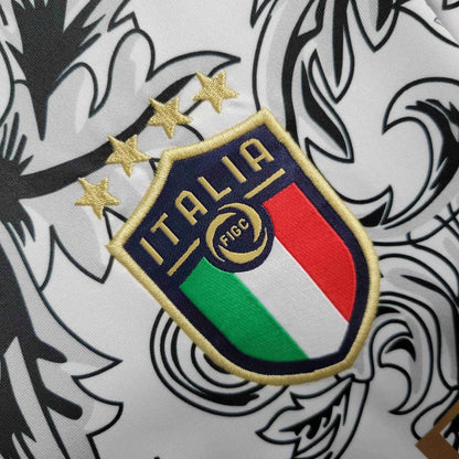 Italy "Versace" Premium White Kit - Premium Quality Jersey at FootballPrestige.com