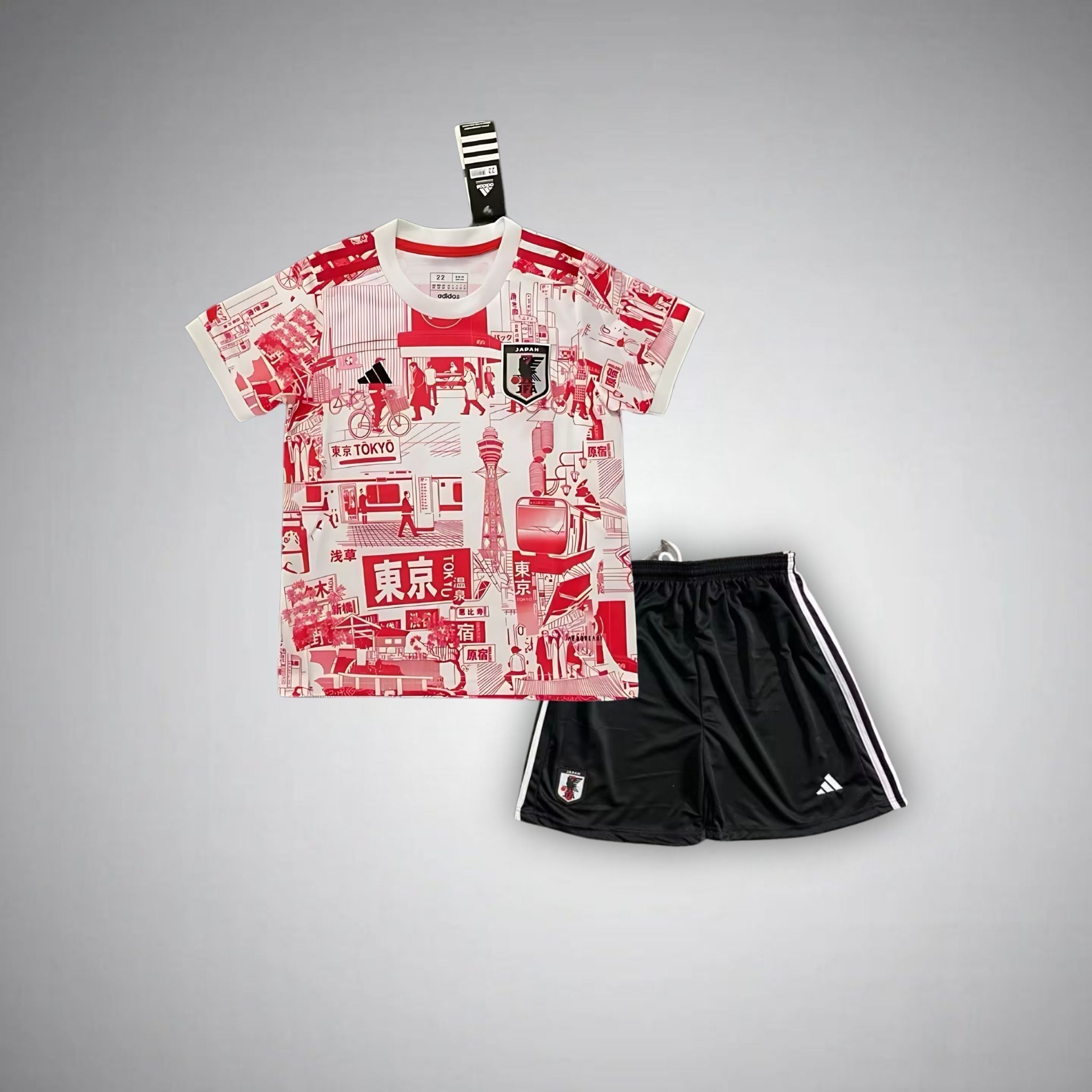 Japan "Edo Legacy" Premium Kids Size Kit from FootballPrestige.shop - Premium Concept kits