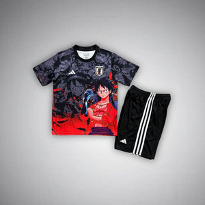 Japan "Straw Hat Luffy" Premium Kids Size Kit from FootballPrestige.shop - Premium Concept kits