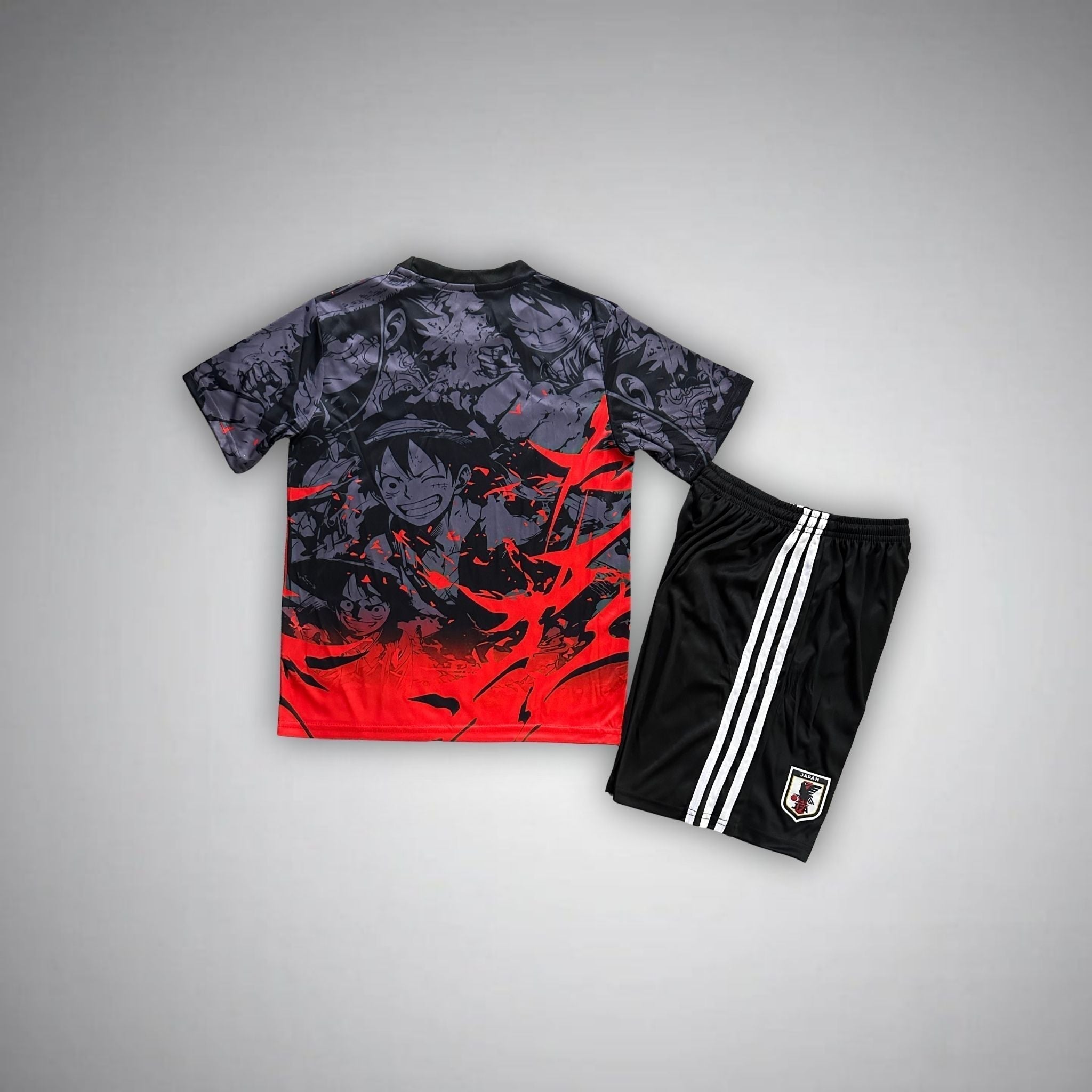 Japan "Straw Hat Luffy" Premium Kids Size Kit from FootballPrestige.shop - Premium Concept kits