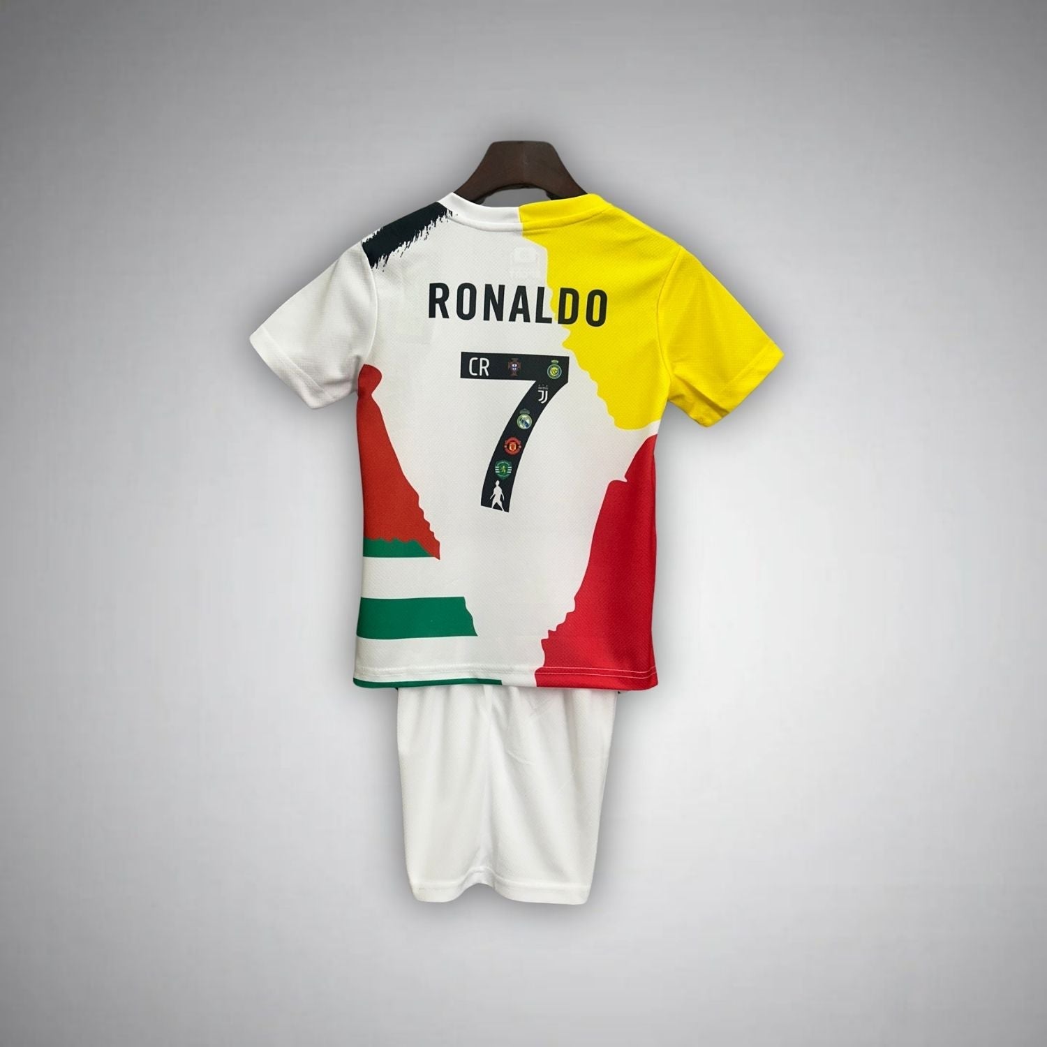 Legendary "Ronaldo" Premium Kids Size Kit from FootballPrestige.shop - Premium Concept kits