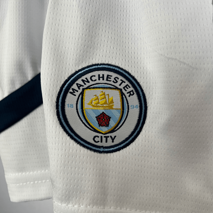 Manchester City 24/25 Home Kids Size Kit - Premium Quality Jersey at FootballPrestige.com