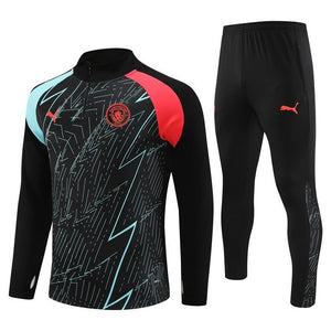 Manchester City "Lightning Sky" Premium Tracksuit from FootballPrestige.shop - Premium Concept kits