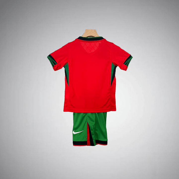 Portugal 2024 Home Kids Size Kit - Premium Quality Jersey at FootballPrestige.com