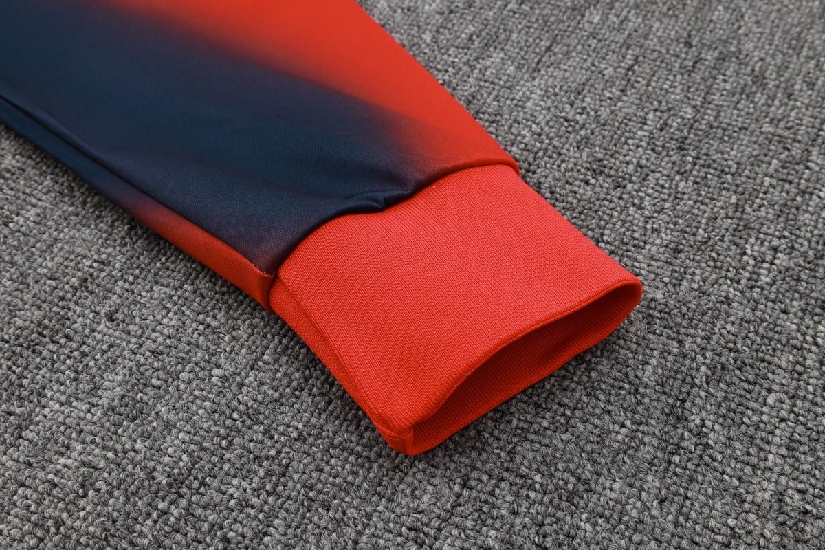 PSG Dark Blue and Red Tracksuit II from FootballPrestige.shop - Premium Concept kits
