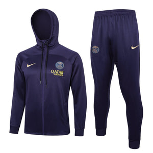 PSG Dark Purple Premium Tracksuit from FootballPrestige.shop - Premium Concept kits