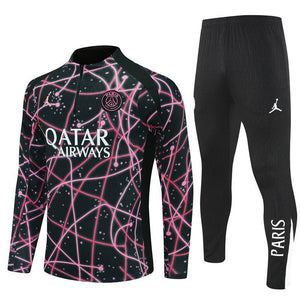 PSG "Stellar Grid" Premium Kids Size Tracksuit from FootballPrestige.shop - Premium Concept kits