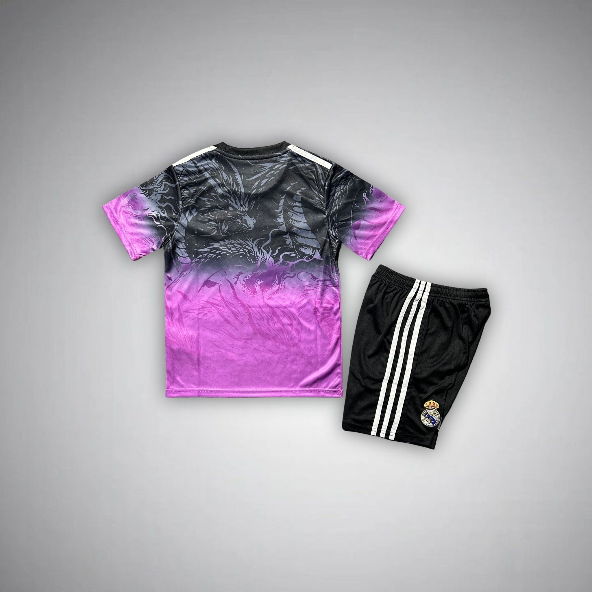 Real Madrid "Amethyst Flame" Premium Kids Size Kit from FootballPrestige.shop - Premium Concept kits