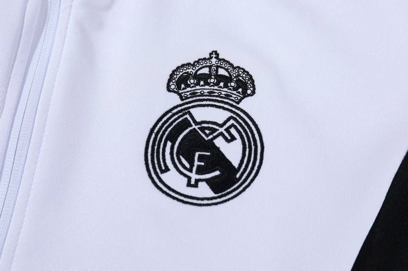 Real Madrid "Blanco Regal" Premium Tracksuit from FootballPrestige.shop - Premium Concept kits