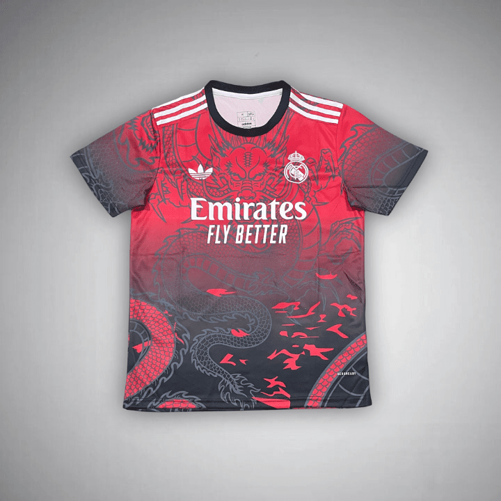 Real Madrid "Crimson Path" Premium Kit from FootballPrestige.shop - Premium Concept kits