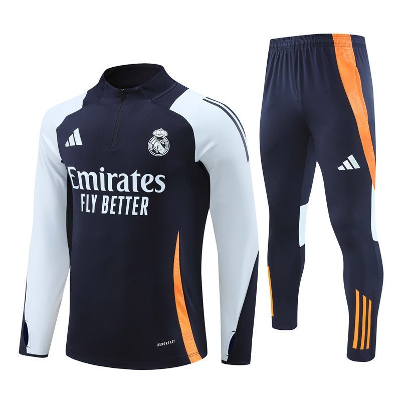 Real Madrid "Curvera" Premium Tracksuit from FootballPrestige.shop - Premium Concept kits