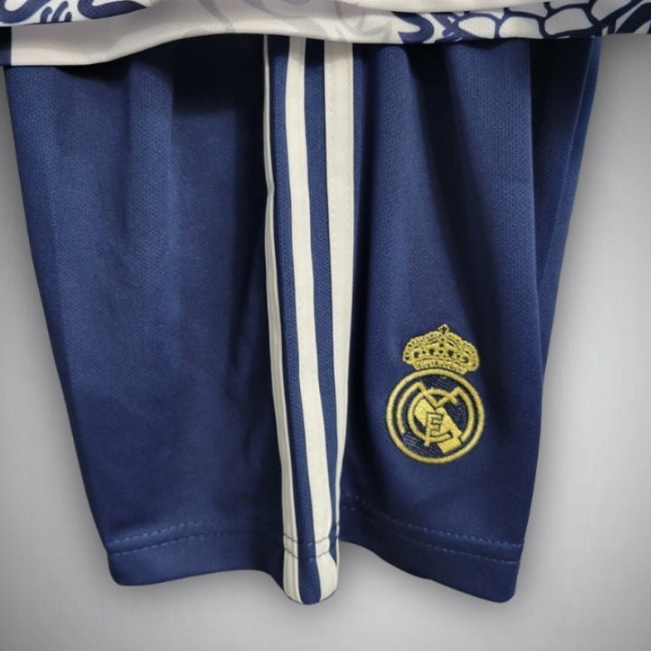 Real Madrid Dragon Blanco Premium Kids Size Kit from FootballPrestige.shop - Premium Concept kits