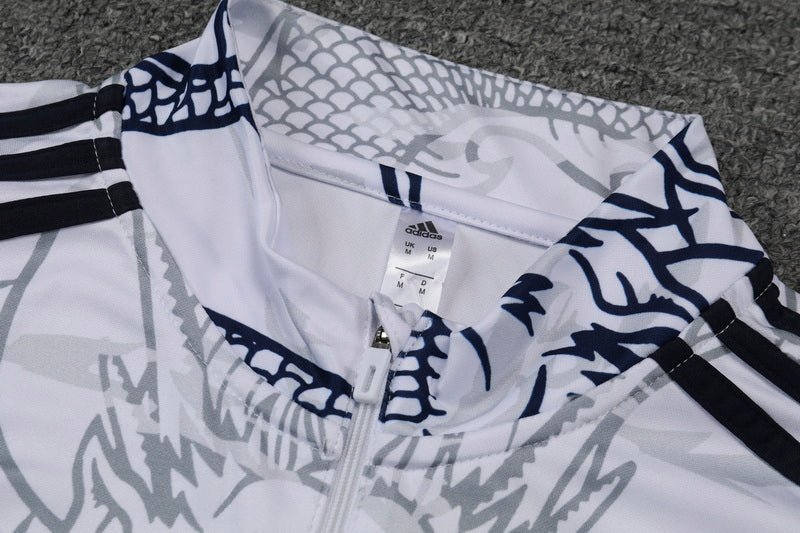 Real Madrid "Dragón Blanco" Premium Tracksuit from FootballPrestige.shop - Premium Concept kits