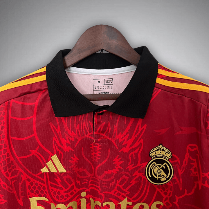 Real Madrid "Dragón De Fuego" Premium Kit from FootballPrestige.shop - Premium Concept kits