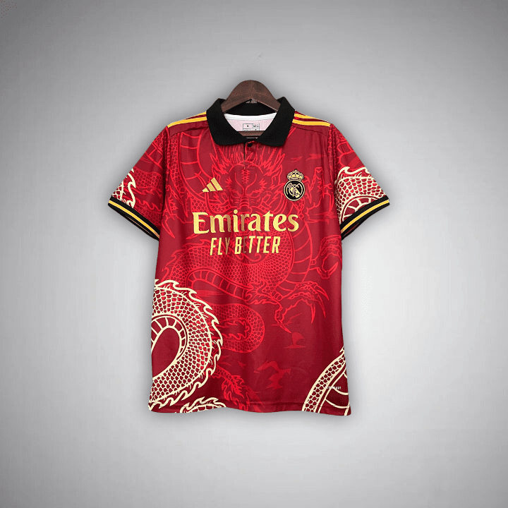 Real Madrid "Dragón De Fuego" Premium Kit from FootballPrestige.shop - Premium Concept kits
