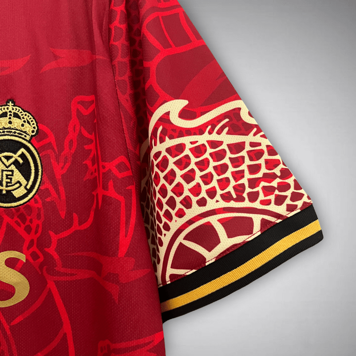 Real Madrid "Dragón De Fuego" Premium Kit from FootballPrestige.shop - Premium Concept kits