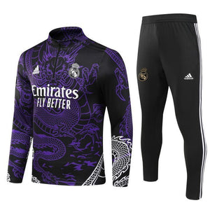 Real Madrid "Dragon Morado" Premium Tracksuit from FootballPrestige.shop - Premium Concept kits