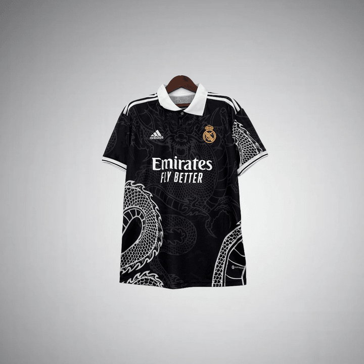 Real Madrid "Dragón Negro" Premium Kit from FootballPrestige.shop - Premium Concept kits