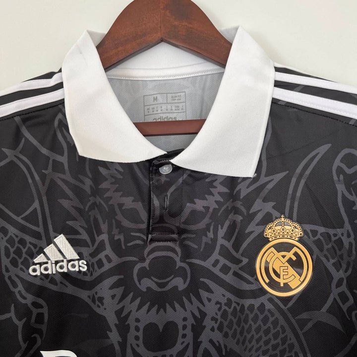 Real Madrid "Dragón Negro" Premium Kit from FootballPrestige.shop - Premium Concept kits