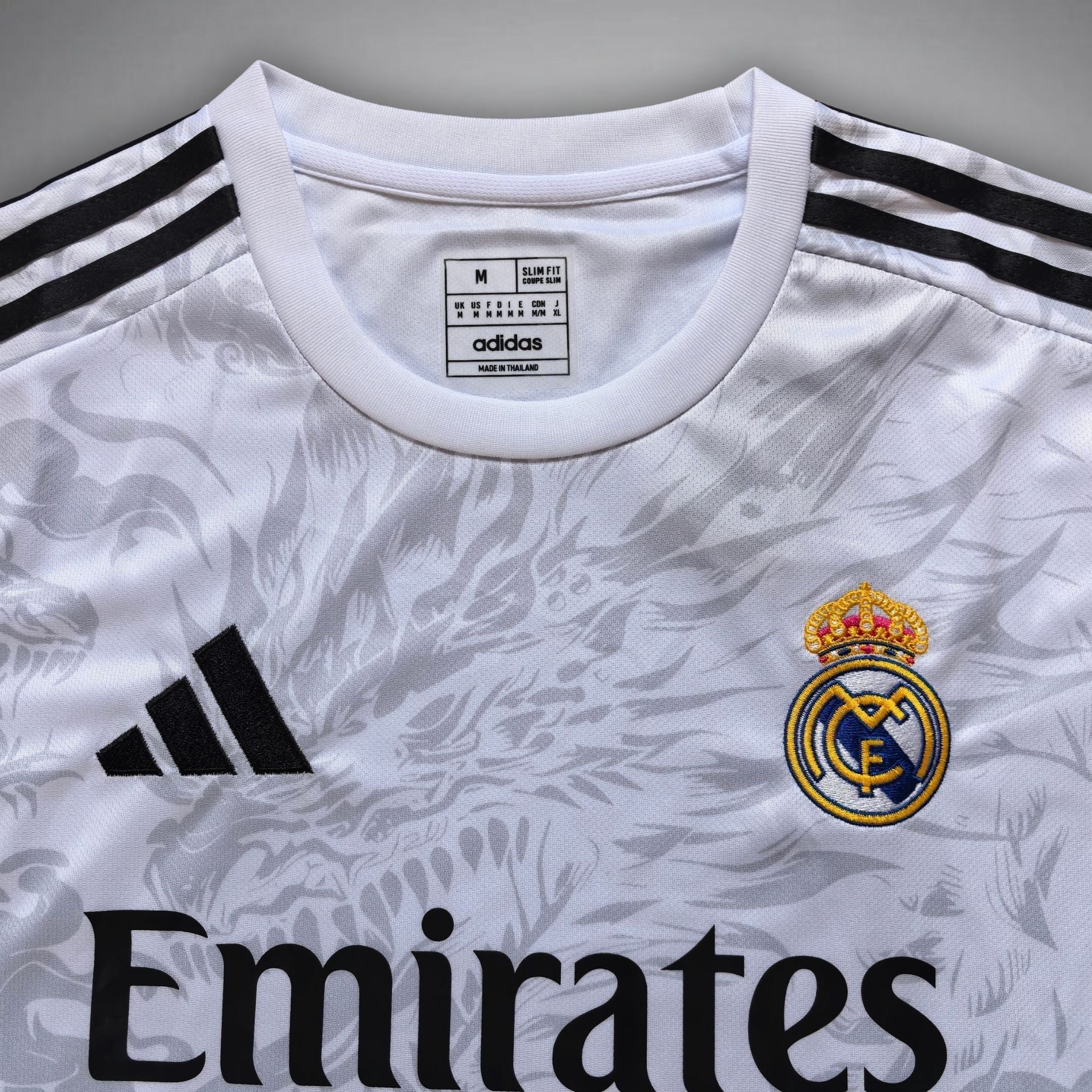 Real Madrid "Emerald Flame" Premium Kids Size Kit from FootballPrestige.shop - Premium Concept kits