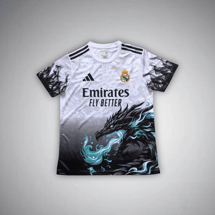 Real Madrid "Emerald Flame" Premium Kit from FootballPrestige.shop - Premium Concept kits
